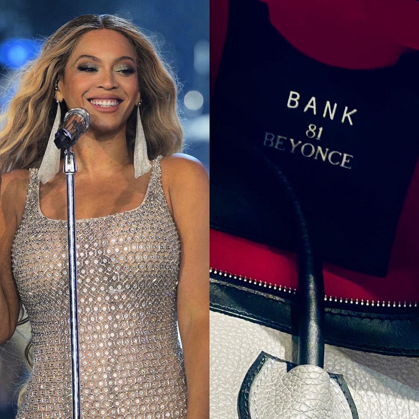 The Fitzgerald duffle, created for Beyoncé